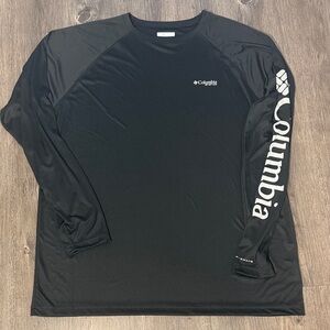 Columbia Black Performance Long Sleeve Tee